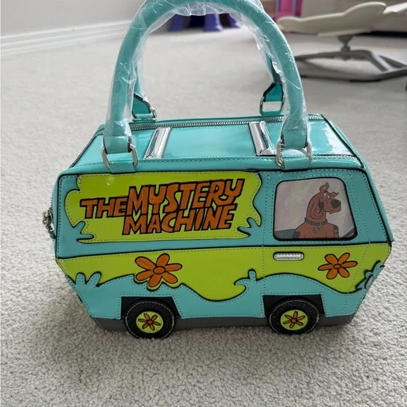 Dolls Kill Neon Lime Interior Handbag - Bright Green Lining - Picture 3 of 9